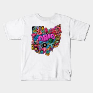 OHIO DOODLES Kids T-Shirt